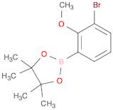 2-(3-Bromo-2-methoxyphenyl)-4,4,5,5-tetramethyl-1,3,2-dioxaborolane