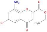 ethyl 8-amino-6-bromo-4-oxo-4H-chromene-2-carboxylate