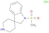 1-(methylsulfonyl)spiro[indoline-3,4'-piperidine] hydrochloride