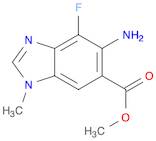 methyl 5-amino-4-fluoro-1-methyl-1H-1,3-benzodiazole-6-carboxylate