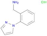 [2-(1H-pyrazol-1-yl)benzyl]amine hydrochloride