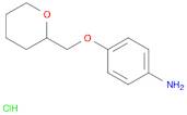 [4-(Tetrahydro-2H-pyran-2-ylmethoxy)phenyl]amine Hydrochloride