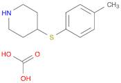 4-[(4-methylphenyl)thio]piperidine - carbonic acid (1:1)