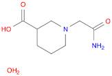 1-(2-amino-2-oxoethyl)-3-piperidinecarboxylic acid hydrate