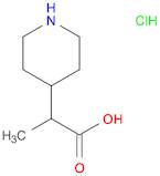 2-(4-piperidinyl)propanoic acid hydrochloride