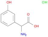 amino(3-hydroxyphenyl)acetic acid hydrochloride