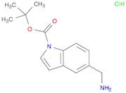 tert-butyl 5-(aminomethyl)-1H-indole-1-carboxylate hydrochloride