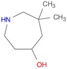 6,6-dimethyl-4-azepanol