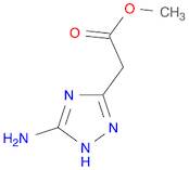 methyl (5-amino-1H-1,2,4-triazol-3-yl)acetate
