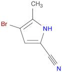 4-bromo-5-methyl-1H-pyrrole-2-carbonitrile