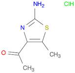 1-(2-amino-5-methyl-1,3-thiazol-4-yl)ethanone hydrochloride