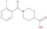 1-(2-fluorobenzoyl)piperidine-4-carboxylic acid