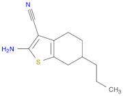2-amino-6-propyl-4,5,6,7-tetrahydro-1-benzothiophene-3-carbonitrile
