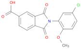2-(5-chloro-2-methoxyphenyl)-1,3-dioxoisoindoline-5-carboxylic acid