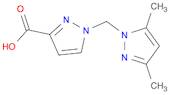 1-[(3,5-dimethyl-1H-pyrazol-1-yl)methyl]-1H-pyrazole-3-carboxylic acid