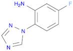 5-fluoro-2-(1H-1,2,4-triazol-1-yl)aniline