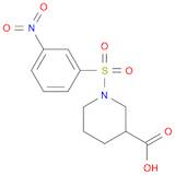 1-[(3-nitrophenyl)sulfonyl]piperidine-3-carboxylic acid