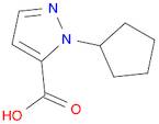 1-Cyclopentyl-1H-pyrazole-5-carboxylic acid