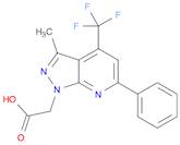 [3-methyl-6-phenyl-4-(trifluoromethyl)-1H-pyrazolo[3,4-b]pyridin-1-yl]acetic acid