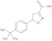 5-(4-tert-butylphenyl)-4,5-dihydroisoxazole-3-carboxylic acid