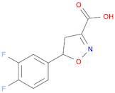 5-(3,4-difluorophenyl)-4,5-dihydroisoxazole-3-carboxylic acid