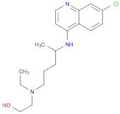 2-[{4-[(7-chloroquinolin-4-yl)amino]pentyl}(ethyl)amino]ethanol sulfate