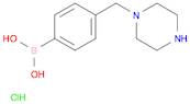 4-(Piperazin-1-ylmethyl)phenylboronic acid, HCl