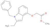 (1-Benzyl-2-ethyl-1H-indol-4-yloxy)-acetic acid methyl ester