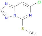 7-chloro-5-(methylsulfanyl)-[1,2,4]triazolo[1,5-c]pyrimidine