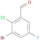 3-bromo-2-chloro-5-fluorobenzaldehyde