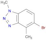 5-bromo-1,4-dimethyl-1H-1,2,3-benzotriazole