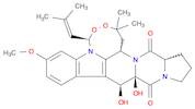 5H,12H-3,4-Dioxa-5a,11a,15a-triazacyclooct[lm]indeno[5,6-b]fluorene-11,15(2H,13H)-dione,1,10,10a,14,14a,15b-hexahydro-10,10a-dihydroxy-7-methoxy-2,2-dimethyl-5-(2-methyl-1-propenyl)-, (5R,10S,10aR,14aS,15bS)-