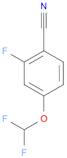 4-(Difluoromethoxy)-2-fluorobenzonitrile