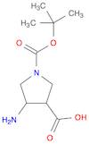 4-amino-1-[(tert-butoxy)carbonyl]pyrrolidine-3-carboxylic acid