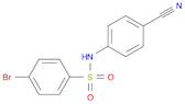 4-bromo-N-(4-cyanophenyl)benzene-1-sulfonamide
