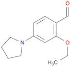 2-ethoxy-4-pyrrolidin-1-ylbenzaldehyde