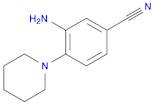 3-Amino-4-piperidin-1-yl-benzonitrile