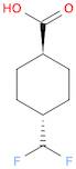 trans-4-(difluoromethyl)cyclohexane-1-carboxylic acid