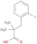3-(2-fluorophenyl)-2,2-dimethylpropanoic acid