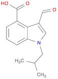 3-formyl-1-isobutyl-1H-indole-4-carboxylic acid