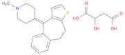 4-(9,10-dihydro-4H-benzo[4,5]cyclohepta[1,2-b]thiophen-4-ylidene)-1-methylpiperidine 2-hydroxysuccinate