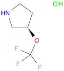 (3R)-3-(trifluoromethoxy)pyrrolidinium chloride