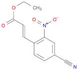 (E)-Ethyl 3-(4-Cyano-2-Nitrophenyl)Acrylate