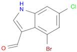 4-bromo-6-chloro-1H-indole-3-carbaldehyde