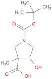 1-(Tert-Butoxycarbonyl)-4-Hydroxy-3-Methylpyrrolidine-3-Carboxylic Acid