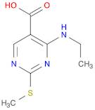 4-(ethylamino)-2-(methylthio)-5-Pyrimidinecarboxylic acid