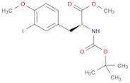 methyl (2S)-3-(3-iodo-4-methoxyphenyl)-2-[(2-methylpropan-2-yl)oxycarbonylamino]propanoate