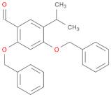 2,4-bis(phenylmethoxy)-5-propan-2-ylbenzaldehyde