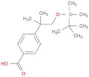 4-[1-[tert-butyl(dimethyl)silyl]oxy-2-methylpropan-2-yl]benzoic acid