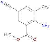 methyl 2-amino-5-cyano-3-methylbenzoate